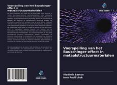 Bookcover of Voorspelling van het Bauschinger-effect in metaalstructuurmaterialen