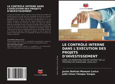 Buchcover von LE CONTRÔLE INTERNE DANS L'EXÉCUTION DES PROJETS D'INVESTISSEMENT