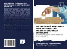 Couverture de ВНУТРЕННИЙ КОНТРОЛЬ ПРИ РЕАЛИЗАЦИИ ИНВЕСТИЦИОННЫХ ПРОЕКТОВ