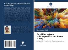 Bookcover of Das Übersetzen kulturspezifischer Items (CSIs)