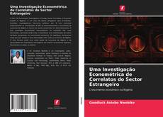 Bookcover of Uma Investigação Econométrica de Correlatos do Sector Estrangeiro