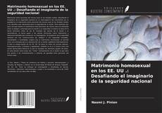 Buchcover von Matrimonio homosexual en los EE. UU .: Desafiando el imaginario de la seguridad nacional