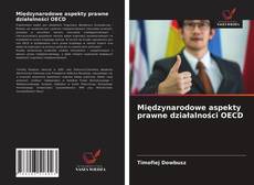 Buchcover von Międzynarodowe aspekty prawne działalności OECD