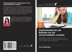Buchcover von Implementación de Bolonia en las universidades croatas