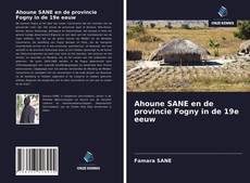 Bookcover of Ahoune SANE en de provincie Fogny in de 19e eeuw