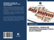 Capa do livro de UNIVERSELL MODULAR INFORMATIONSANALYTISCH XLSX-FORMAT 