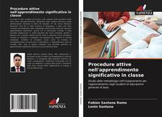 Capa do livro de Procedure attive nell'apprendimento significativo in classe 