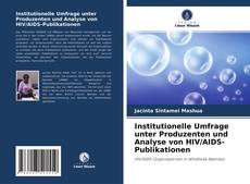 Capa do livro de Institutionelle Umfrage unter Produzenten und Analyse von HIV/AIDS-Publikationen 