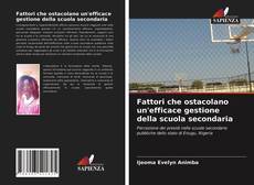 Bookcover of Fattori che ostacolano un'efficace gestione della scuola secondaria