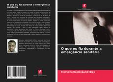 Bookcover of O que eu fiz durante a emergência sanitária