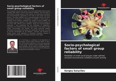 Borítókép a  Socio-psychological factors of small group reliability - hoz