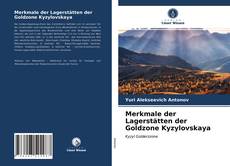 Couverture de Merkmale der Lagerstätten der Goldzone Kyzylovskaya