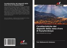 Capa do livro de Caratteristiche dei depositi della zona d'oro di Kyzylovskaya 