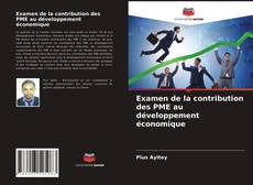 Buchcover von Examen de la contribution des PME au développement économique