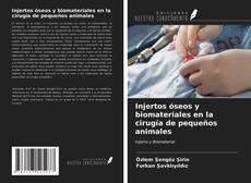 Bookcover of Injertos óseos y biomateriales en la cirugía de pequeños animales