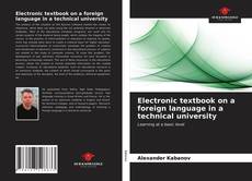 Electronic textbook on a foreign language in a technical university kitap kapağı