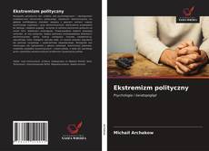 Ekstremizm polityczny kitap kapağı