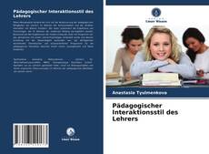 Bookcover of Pädagogischer Interaktionsstil des Lehrers