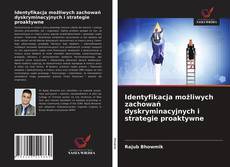 Buchcover von Identyfikacja możliwych zachowań dyskryminacyjnych i strategie proaktywne