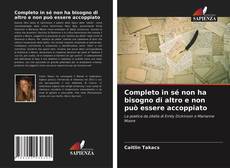 Couverture de Completo in sé non ha bisogno di altro e non può essere accoppiato