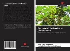 Buchcover von Agronomic behavior of castor bean