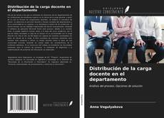 Bookcover of Distribución de la carga docente en el departamento