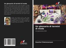 Portada del libro de Un glossario di termini di moda