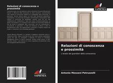 Buchcover von Relazioni di conoscenza e prossimità