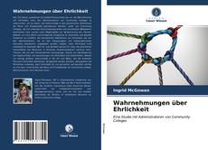 Capa do livro de Wahrnehmungen über Ehrlichkeit 