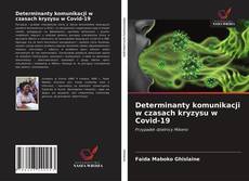 Обложка Determinanty komunikacji w czasach kryzysu w Covid-19