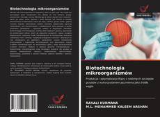 Обложка Biotechnologia mikroorganizmów