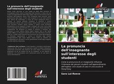 Capa do livro de La pronuncia dell'insegnante sull'interesse degli studenti 