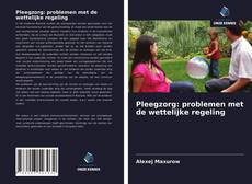 Bookcover of Pleegzorg: problemen met de wettelijke regeling