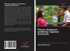 Buchcover von Piecza zastępcza: problemy regulacji prawnych