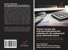 Buchcover von Ocena ryzyka dla mikroprzedsiębiorstw należących do wybranych grup ekonomicznych