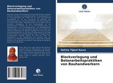 Blockverlegung und Betonarbeitspraktiken von Bauhandwerkern kitap kapağı