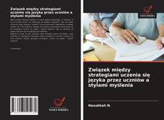 Couverture de Związek między strategiami uczenia się języka przez uczniów a stylami myślenia