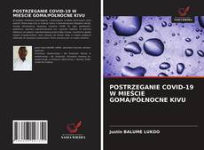 Capa do livro de POSTRZEGANIE COVID-19 W MIEŚCIE GOMA/PÓŁNOCNE KIVU 