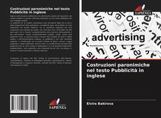 Bookcover of Costruzioni paronimiche nel testo Pubblicità in inglese