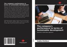 Capa do livro de The company's performance in terms of sustainable development 