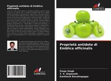 Capa do livro de Proprietà antidoto di Emblica officinalis 