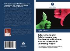 Capa do livro de Erforschung der Erfahrungen von Studenten mit einem HIV/AIDS-Service-Learning-Modul 