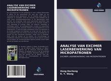 Обложка ANALYSE VAN EXCIMER LASERBEWERKING VAN MICROPATRONEN