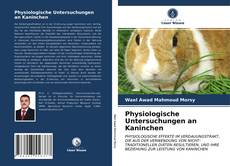 Physiologische Untersuchungen an Kaninchen kitap kapağı