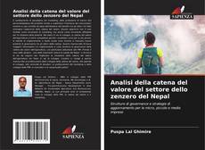 Copertina di Analisi della catena del valore del settore dello zenzero del Nepal