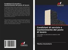 Copertina di Condizioni di servizio e mantenimento del posto di lavoro