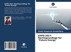 Capa do livro de EXPO-2017: Rechtsgrundlage für "Future Energy" 