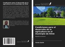 Buchcover von Condiciones para el desarrollo de la agricultura en el municipio de Klinë