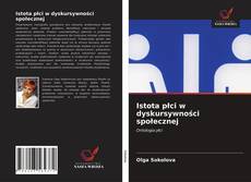 Portada del libro de Istota płci w dyskursywności społecznej