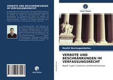 VERBOTE UND BESCHRÄNKUNGEN IM VERFASSUNGSRECHT kitap kapağı